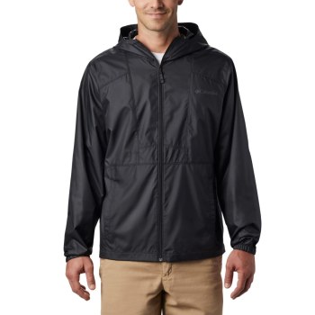 Columbia Flashback Windbreaker, Chamarras Negros Para Hombre | 764183-RUP